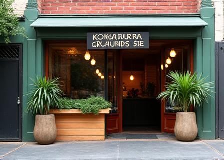 The exterior storefront of Kookaburra Grounds on Chapel Street
